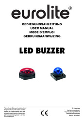 EuroLite LED BUZZLER User Manual