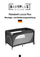 babyplus Travelling Cot Lucca Plus Assembly And Instruction Manual