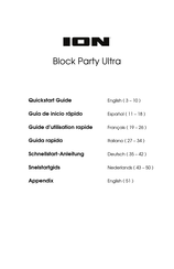 ION Block Party Ultra Quick Start Manual
