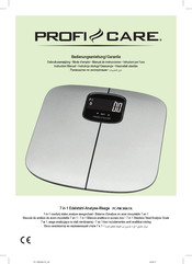 ProfiCare PC-PW 3006 FA Instruction Manual