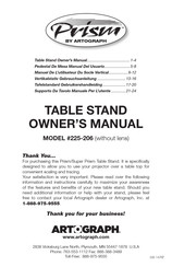 Autograph Prism 225-206 Owner's Manual