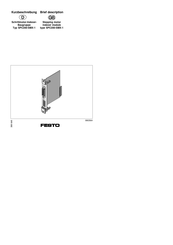 Festo SPC200-SMX-1 Brief Description
