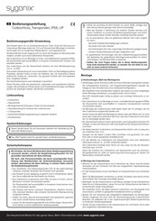 Sygonix 43172W Operating Instructions Manual