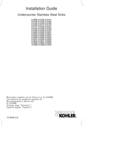 Kohler K-3148 K-3150 Installation Manual