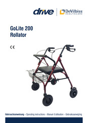 Drive DeVilbiss GoLite 200 Operating Instructions Manual