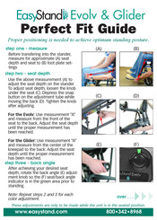 EasyStand Glider Perfect Fit Manual