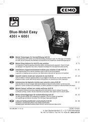 CEMO Blue-Mobil Easy 430 l Operating Instructions Manual
