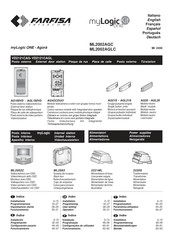 FARFISA INTERCOMS myLogic ONE - Agora ML2002AGLC Manual