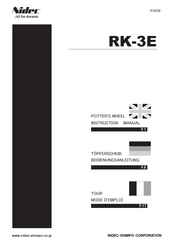 Nidec RK-3E Instruction Manual