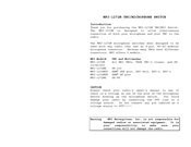 MFJ MFJ-1272MYH Instruction Manual