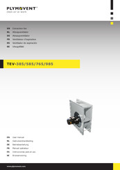 PLYMOVENT TEV-585 User Manual