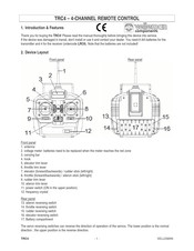 Velleman components TRC4 Manual