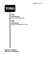 Toro 38073-9900001 Operator's Manual