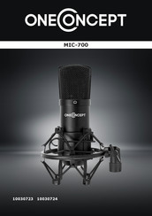 oneConcept MIC-700 Instructions Manual