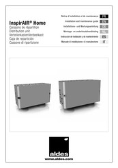 aldes InspirAIR Home 370 Installation And Maintenance Manual