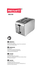 Menuett 002-139 Operating Instructions Manual