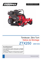 Snapper ZTX250 Manuals ManualsLib