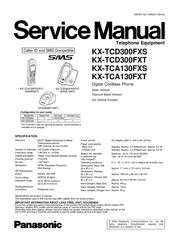 Panasonic KX-TCD300FXT Service Manual