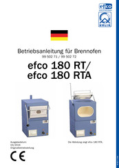Efco 180 RTA Operating Instructions Manual