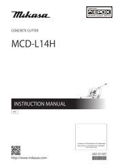 Mikasa MCD-L14H Instruction Manual