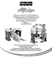 Fisher-Price Baby Playzone Crawl & Cruise Playground Instruction Sheet