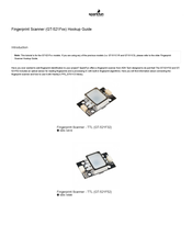 Sparkfun Electronics GT-521F52 Hook-Up Manual