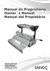 SAEVO BIO Pack Owner's Manual