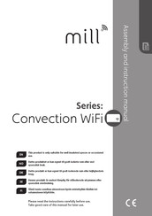 MILL Convection WiFi Series Assembly And Instruction Manual