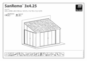 Palram SanRemo 3x4.25 Assembly Manual