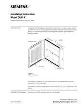 Siemens CAB1-X Installation Instructions Manual