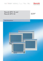 Bosch Rexroth BTV 40 Project Planning Manual