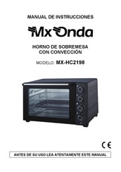 Mx Onda MX-HC2198 Instruction Manual