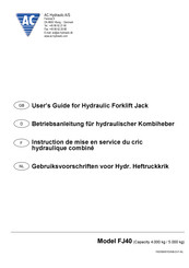 AC Hydraulic FJ40 User Manual