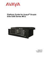 Avaya Scopia Elite 5200 Series Platform Manual
