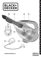 Black+Decker Dustbuster DVA315J Original Instructions Manual