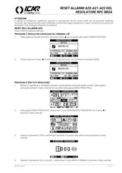 ORTEA NEXT ICAR RPC 8BGA Manual