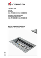 Kindermann 7448 000 010 Installation And Operating Manual