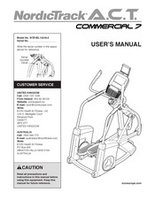 NordicTrack COMMERCIAL 7 NTEVEL15518.0 User Manual