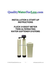 Fleck 9100SXT Meter Installation & Start-Up Instructions