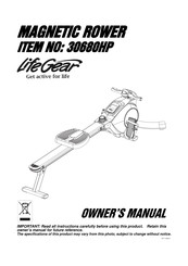 Lifegear 30680HP Owner's Manual