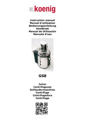 H.Koenig GS8 Instruction Manual