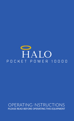 Halo Pocket Power 10000 Operating Instructions Manual