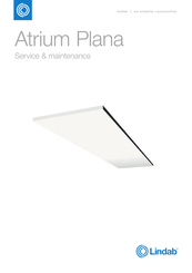 Lindab Atrium Plana 40 Service Maintenance Manual