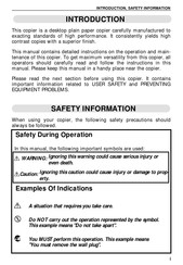 Ricoh Rex-Rotary 8612Z Operating Instructions Manual