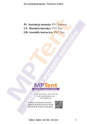 MPTent 5m Series Installation And User Manual