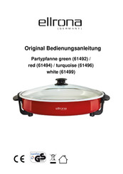 Ellrona Party Pan 61499 Operating Manual