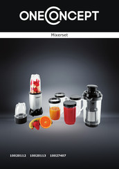 oneConcept 10020112 Manual