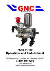 GNC P550 Operation And Parts Manual