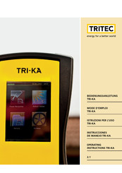 Tritec TRI-KA Operating Instructions Manual