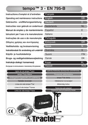 Tractel Tempo 3 Operating And Maintenance Instructions Manual